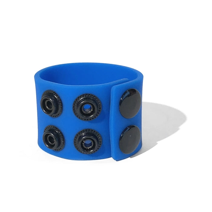 SILICONE BALL STRAP 1.5" STRETCHER - BLUE