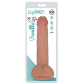 EASY RIDERS 8" SLIM BIOSKIN DONG W/ BALLS - VANILLA