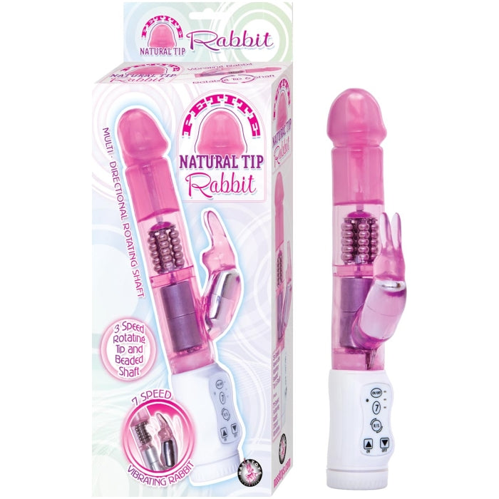 PETITE NATURAL TIP RABBIT - PINK