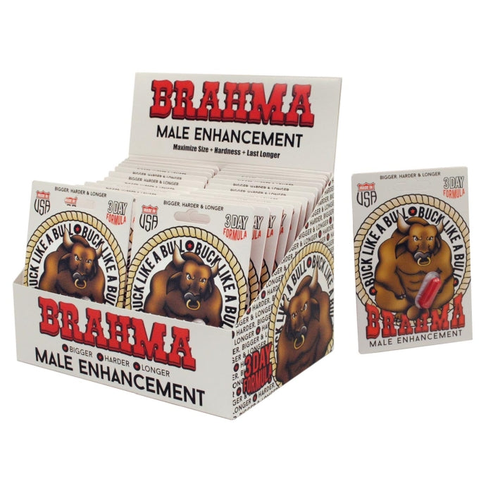 BRAHMA MALE ENHANCEMENT POP BOX - 24 COUNT