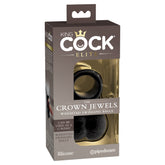 KING COCK ELITE SWINGING SILICONE BALLS - BLACK