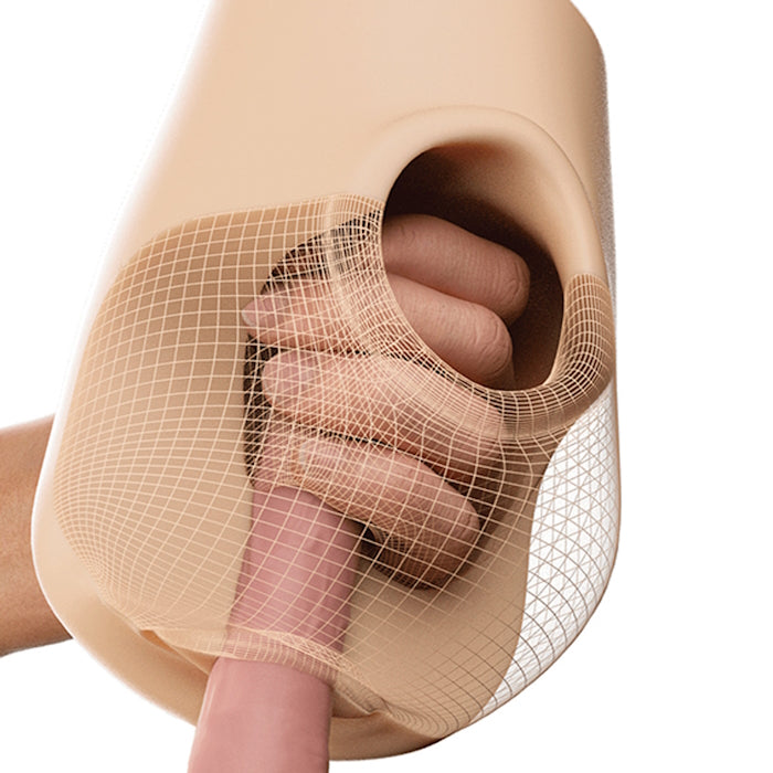 PDX PLUS PUSSY POUNDER SQUEEZE STROKER 6.75" - LIGHT