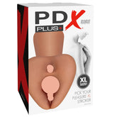 PDX PLUS PICK YOUR PLEASURE XL STROKER - BROWN