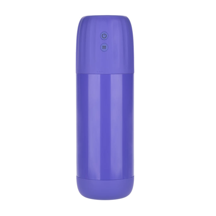 CALEXOTICS CONNECT STROKER WITH VIBE AND SUCTION - PURPLE