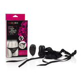 REMOTE CONTROL VIBRATING THONG - BLACK