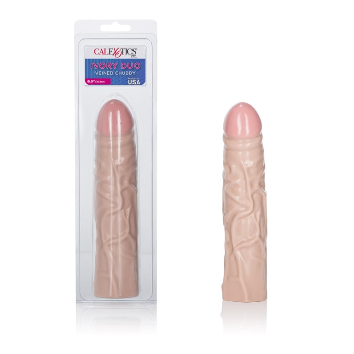 IVORY DUO 8.5IN VEINED CHUBBY