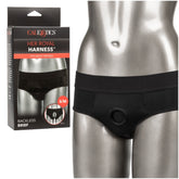 HER ROYAL HARNESS BACKLESS BRIEF S/M - BLACK