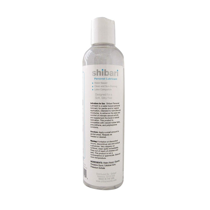 SHIBARI PERSONAL WATERBASED LUBE 8OZ