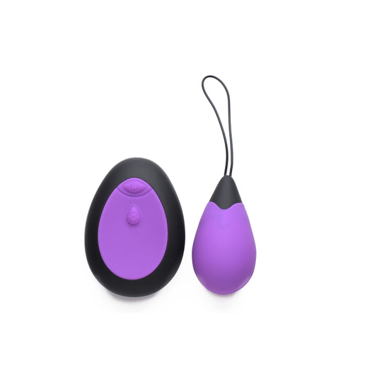 10X SILICONE VIBRATING EGG - PURPLE