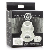 MS ASS BUNG CLEAR HOLLOW ANAL DILATOR 3" - MEDIUM