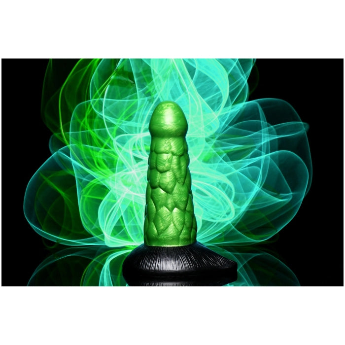 CC RADIOACTIVE REPTILE THICK SCALY SILICONE DILDO