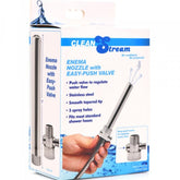 ENEMA NOZZLE WITH PUSH VALVE