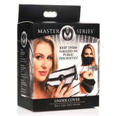 MS UNDER COVER BALL GAG FACE MASK