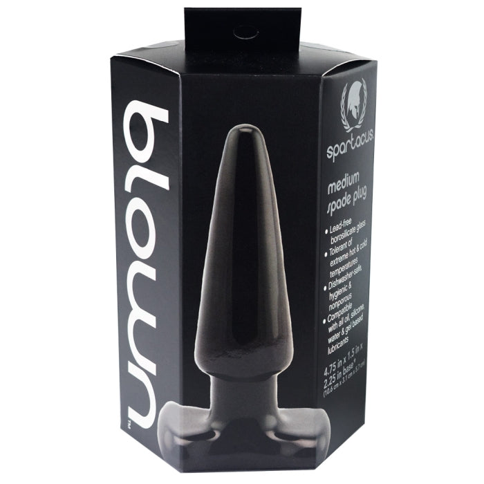 SPADE ANAL PLUG MEDIUM BLACK
