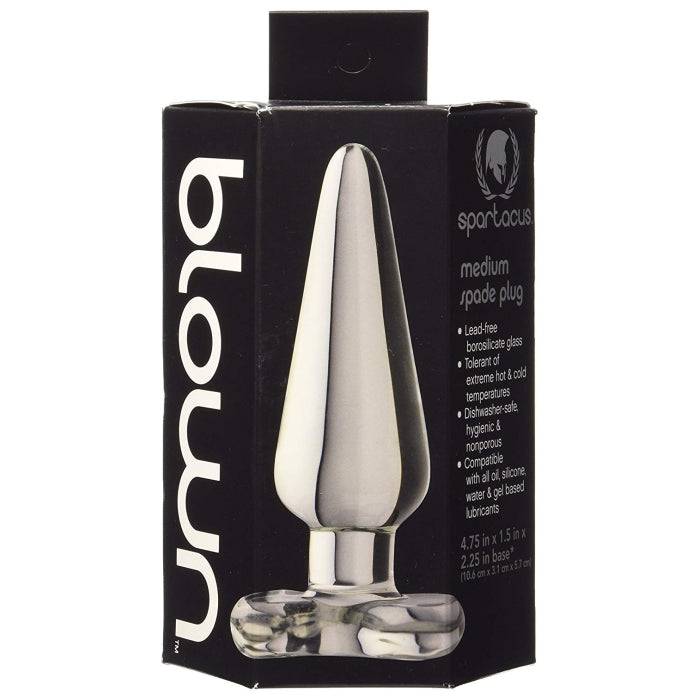 TAPERED ANAL PLUG MEDIUM CLEAR