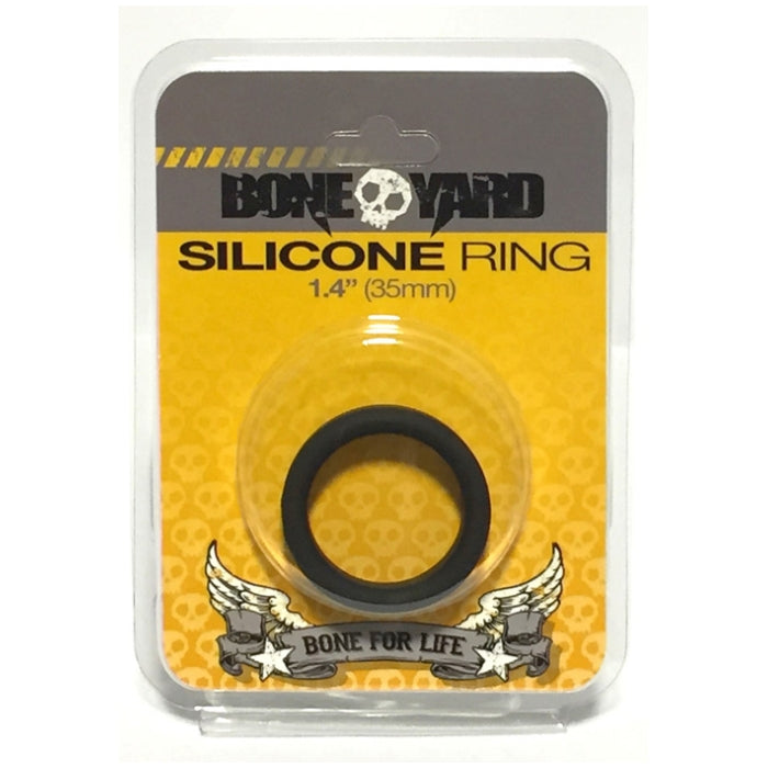 BONEYARD SILICONE RING 35MM BLACK