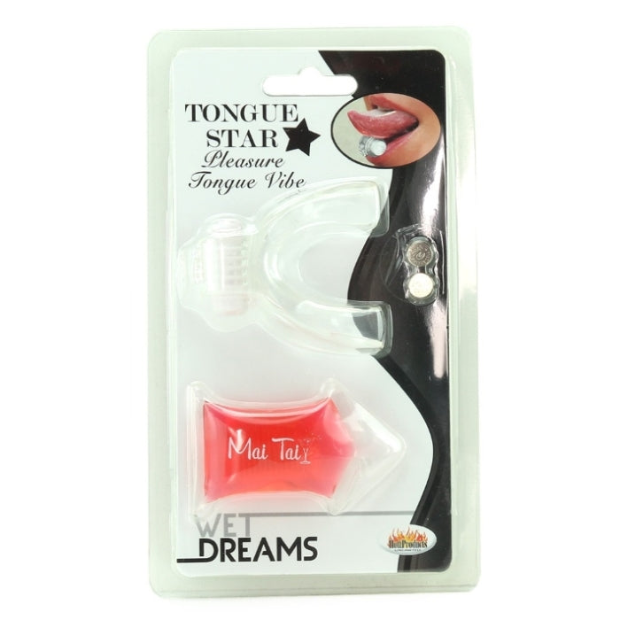 TONGUE STAR - PLEASURE TONGUE VIBE - CLEAR