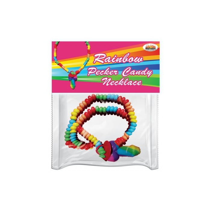 RAINBOW COCK - STRETCHY CANDY NECKLACE