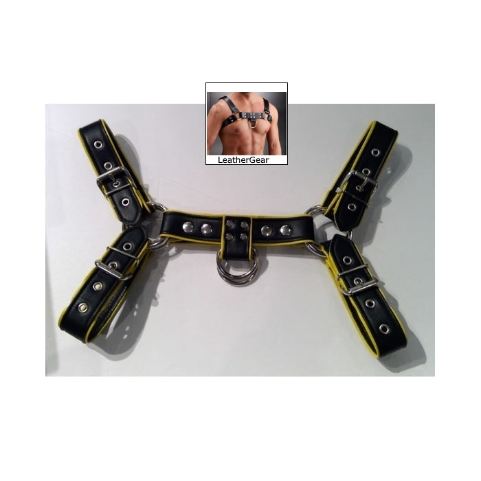 LEATHER HARNESS MODEL 0004 - HANDMADE