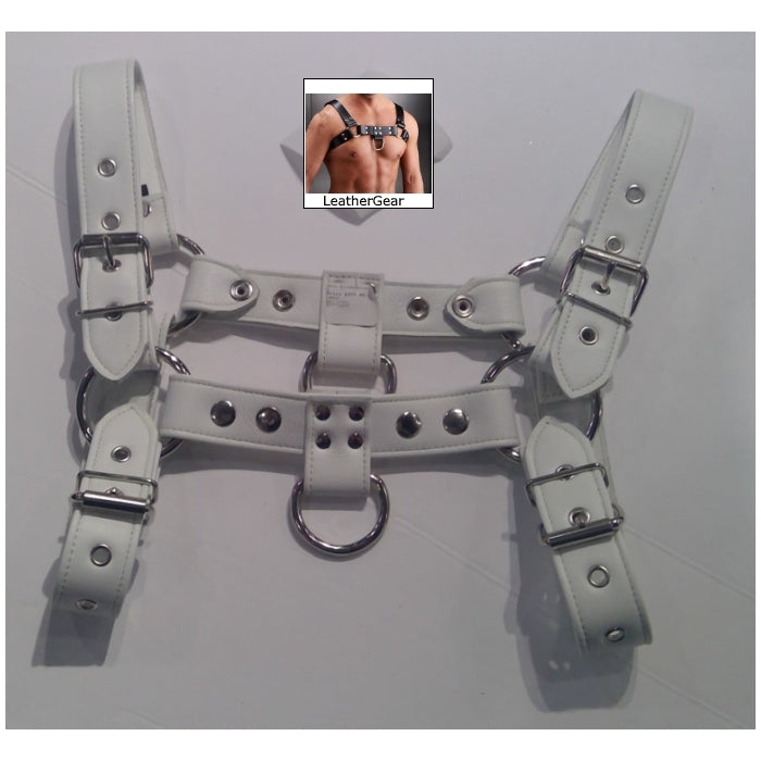 LEATHER HARNESS MODEL 0005 - HANDMADE