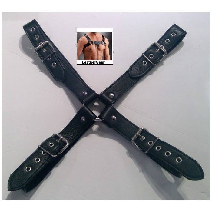 LEATHER HARNESS MODEL 0008 - HANDMADE