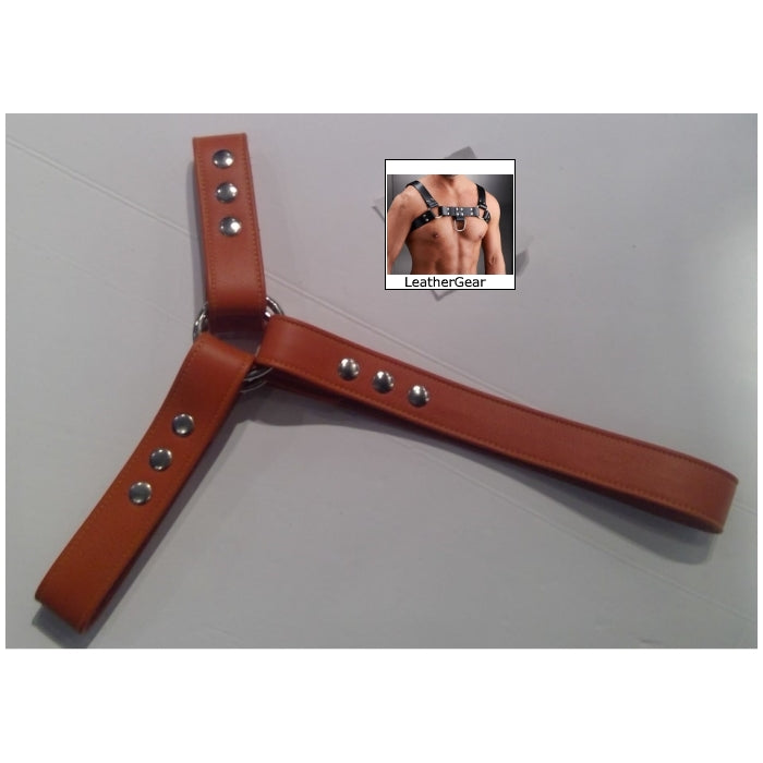 LEATHER HARNESS MODEL 0010 - HANDMADE