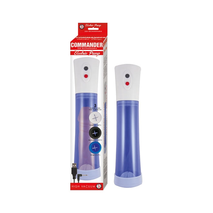 COMMANDER ELECTRIC PUMP-BLUE