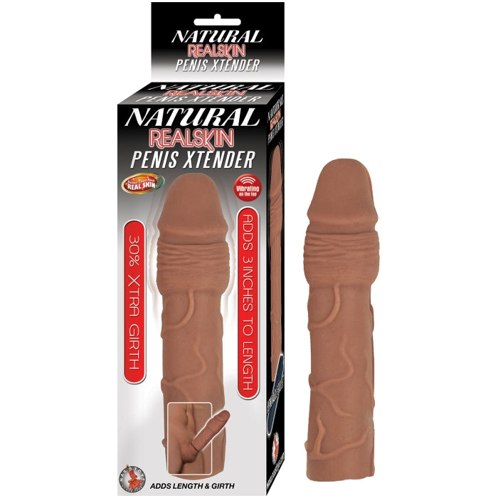 NATURAL REALSKIN PENIS XTENDER-BROWN