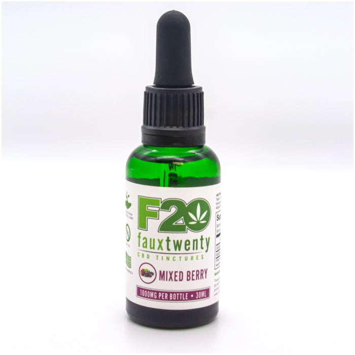 FAUX 20 MIXED BERRY CBD TINCTURE 1000MG - 30ML BOTTLE