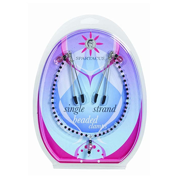 PINK SINGLE STRAND NIPPLE CLAMPS