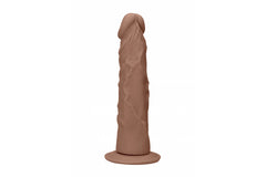 Real Rock Skin Dong Without Balls – 10" / 25 cm – Tan