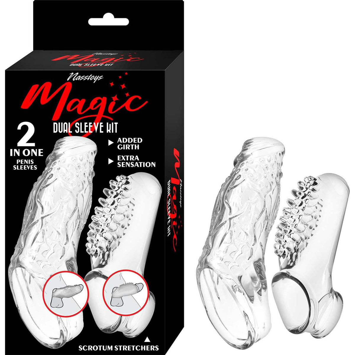 MAGIC DUAL SLEEVE KIT-CLEAR