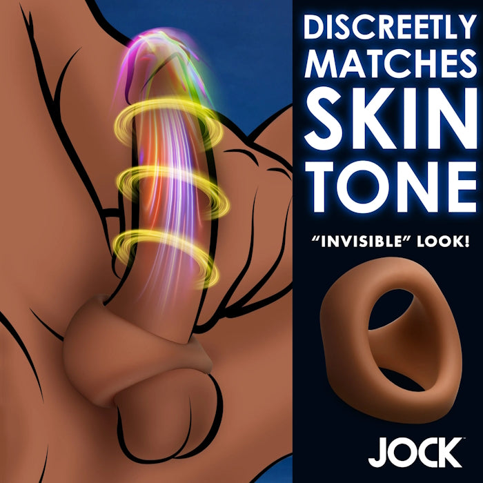 JOCK SILICONE COCK & BALL RING - MEDIUM