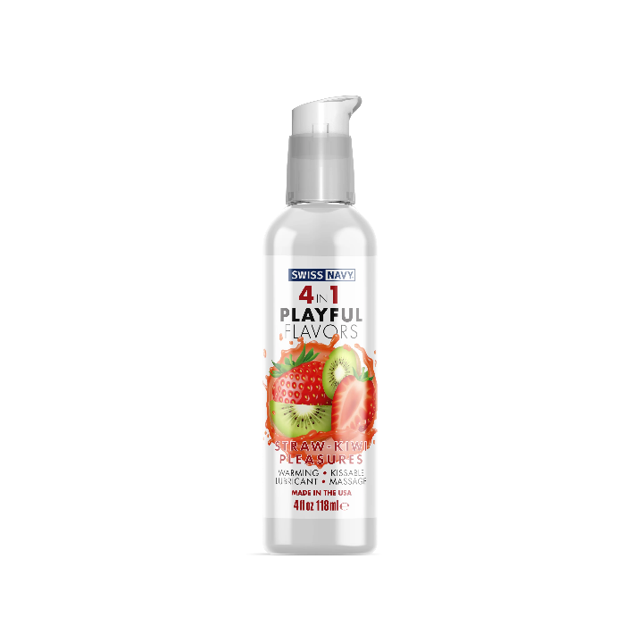 Swiss Navy 4-in-1 Strawberry Kiwi 4 oz