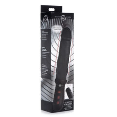 8X Auto Pounder Vibrating & Thrusting Dildo with Handle – Black 7.5"