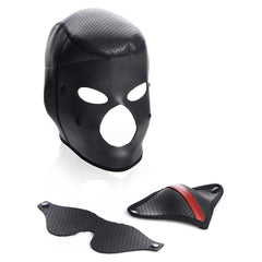 Scorpion Hood with Removable Blindfold & Mask – Black