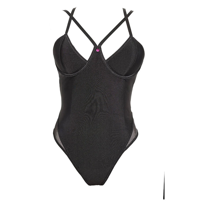 PINK PUSSYCAT TEDDY - SMALL - BLACK