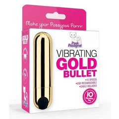 PINK PUSSYCAT VIBRATING BULLET - GOLD