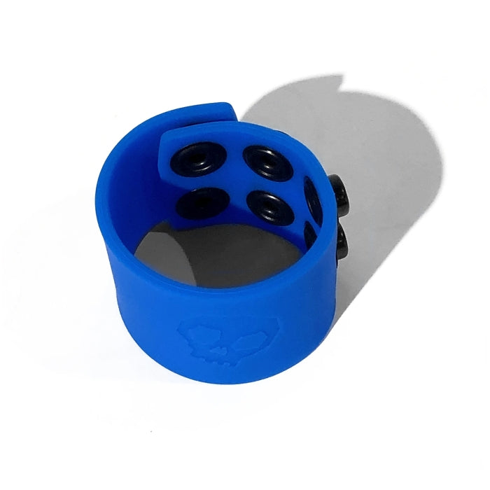 SILICONE BALL STRAP 1.5" STRETCHER - BLUE