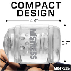 MASTURBATOR CLEAR MISTRESS DOUBLE SHOT ASS/MOUTH MINI