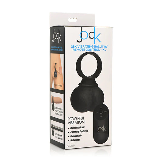 JOCK 28X VIBRATING SILICONE BALLS X LARGE