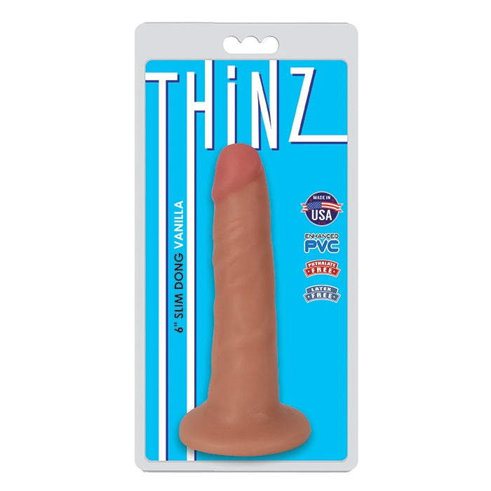 THINZ 6IN SLIM DONG - VANILLA