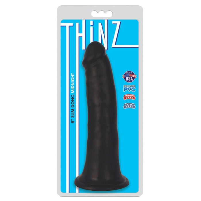 THINZ 8IN SLIM DONG - MIDNIGHT