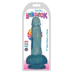 7IN SLIM STICK WITH BALLS - BERRY ICE