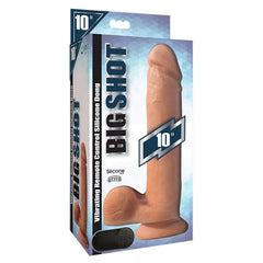 BIG SHOT 10" WITH BALLS SILICONE