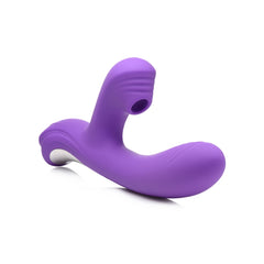 POWER BUNNIES SHIVERS 30X RECHARGE SUCTION VIBE - PURPLE