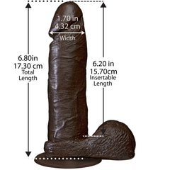 REALISTIC COCK - BLACK 6
