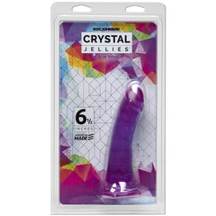 CRYSTAL JELLIES - SLIM DONG 6.5" - PURPLE