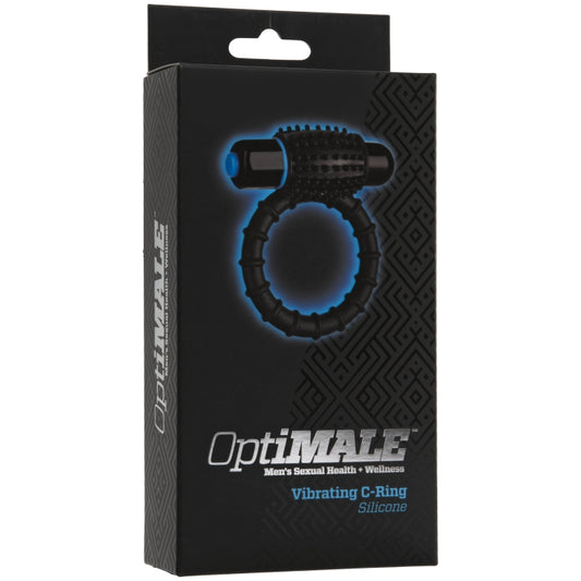 OPTIMALE - VIBRATING C-RING SILICONE - BLACK