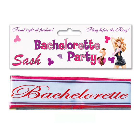 SASH BACHELORETTE PARTY SILK